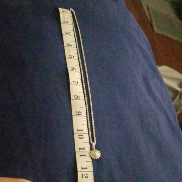 Sterling silver sun necklace - Picture 2 of 3